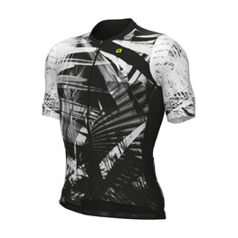 ALÉ Cycling short sleeve jersey - PALM PR-E - black/white
