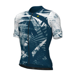 ALÉ Cycling short sleeve jersey - PALM PR-E - white/blue