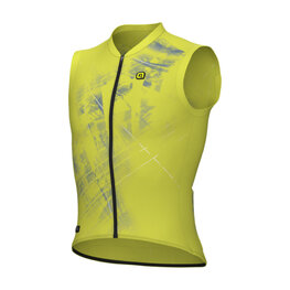 ALÉ Cycling sleeveless jersey - MIRROR PR-E - yellow