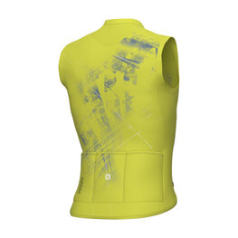 ALÉ Cycling sleeveless jersey - MIRROR PR-E - yellow