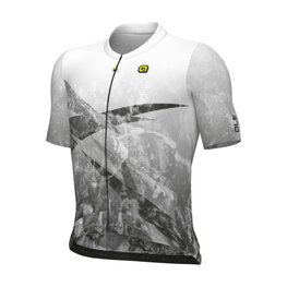ALÉ Cycling short sleeve jersey - QURTZ PR-E - white/grey
