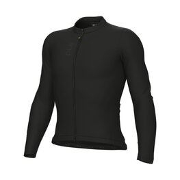 ALÉ Cycling summer long sleeve jersey - COLOR BLOCK PRAGMA - black