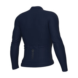 ALÉ Cycling summer long sleeve jersey - COLOR BLOCK PRAGMA - blue