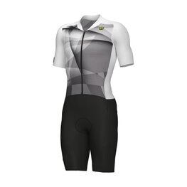 ALÉ Cycling skinsuit - WATT 3.6 R-EV1 - white/black