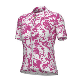 ALÉ Cycling short sleeve jersey - ESSENZA PRAGMA - white/pink