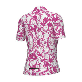 ALÉ Cycling short sleeve jersey - ESSENZA PRAGMA - white/pink