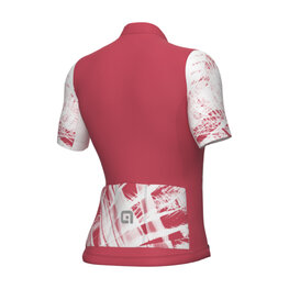 ALÉ Cycling short sleeve jersey - PALM PR-E - red/white