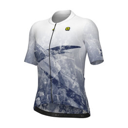 ALÉ Cycling short sleeve jersey - QUARTZ PR-E - white/blue