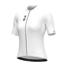 ALÉ Cycling short sleeve jersey - COLOR BLOCK PRAGMA - white