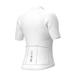 ALÉ Cycling short sleeve jersey - COLOR BLOCK PRAGMA - white