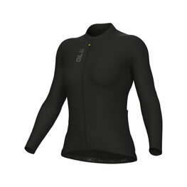 ALÉ Cycling summer long sleeve jersey - COLOR BLOCK PRAGMA - black