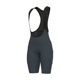 ALÉ Cycling bib shorts - GRAVEL-PRO OFF ROAD - grey