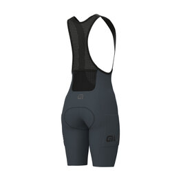 ALÉ Cycling bib shorts - GRAVEL-PRO OFF ROAD - grey