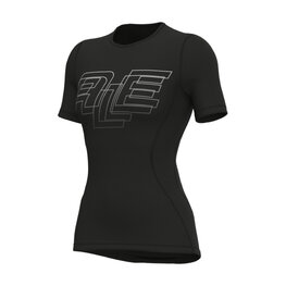 ALÉ Cycling short sleeve t-shirt - FOLLOW MW INTIMO - black