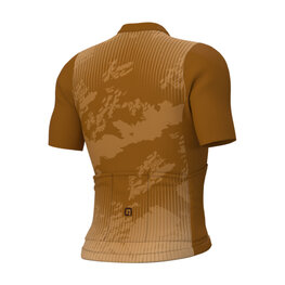 ALÉ Cycling short sleeve jersey - KRAKATOA OFF ROAD-GRAVEL - brown