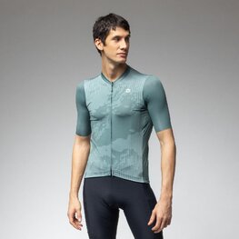 ALÉ Cycling short sleeve jersey - KRAKATOA OFF ROAD - GRAVEL - green