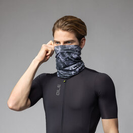 ALÉ Cycling neckwarmer - MARBLE - grey