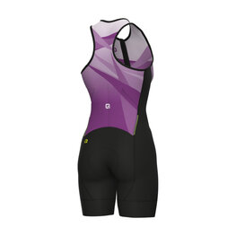 ALÉ Cycling skinsuit - HORIZON TRIATHLON - pink/black