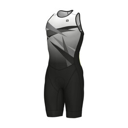 ALÉ Cycling skinsuit - HORIZON TRIATHLON - white/grey/black