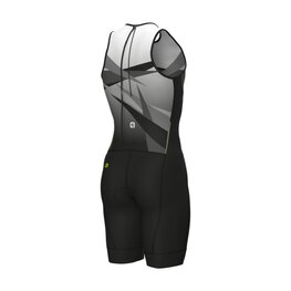 ALÉ Cycling skinsuit - HORIZON TRIATHLON - white/grey/black