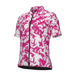 ALÉ Cycling short sleeve jersey - ESSENZA KID - pink/white