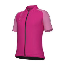 ALÉ Cycling short sleeve jersey - FOLLOW ME KID - pink