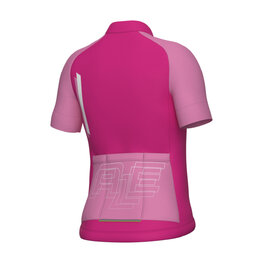 ALÉ Cycling short sleeve jersey - FOLLOW ME KID - pink