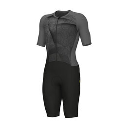 ALÉ Cycling skinsuit - BEYOND TRIATHLON - grey/black