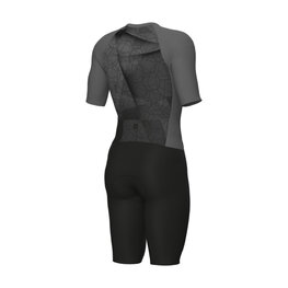 ALÉ Cycling skinsuit - BEYOND TRIATHLON - grey/black