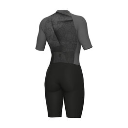 ALÉ Cycling skinsuit - BEYOND TRIATHLON - grey/black