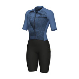 ALÉ Cycling skinsuit - BEYOND TRIATHLON - blue/black