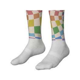 ALÉ Cyclingclassic socks - TYPHOON - white/multicolour