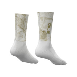 ALÉ Cyclingclassic socks - TYPHOON - brown/white