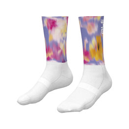 ALÉ Cyclingclassic socks - TYPHOON - white/purple