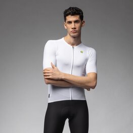 ALÉ Cycling short sleeve jersey - EARTHY STYLE - white