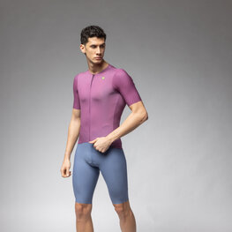 ALÉ Cycling short sleeve jersey - EARTHY STYLE - purple