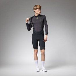 ALÉ Cycling bib shorts - PRAGMA WINTER 2.0 - black
