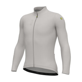 ALÉ Cycling winter long sleeve jersey - PRAGMA FONDO 3.0 - white