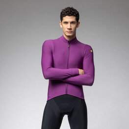 ALÉ Cycling winter long sleeve jersey - PRAGMA FONDO 3.0 - purple