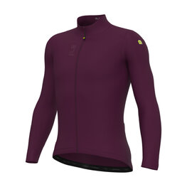 ALÉ Cycling winter long sleeve jersey - PRAGMA FONDO 3.0 - purple