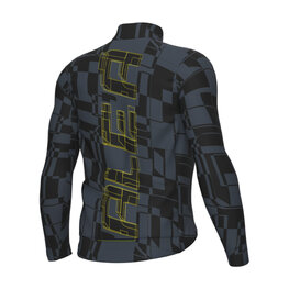 ALÉ Cycling winter long sleeve jersey - PRAGMA SCHEMA - black