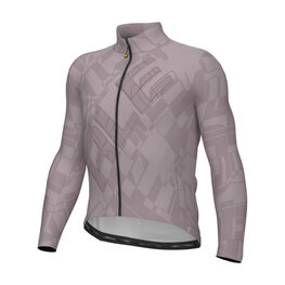 ALÉ Cycling winter long sleeve jersey - PRAGMA SCHEMA - purple
