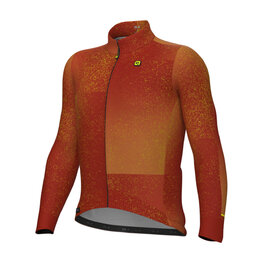 ALÉ Cycling winter long sleeve jersey - PR-E STELLAR - orange