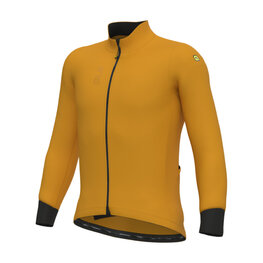 ALÉ Cycling windproof jacket - PRAGMA FONDO 3.0 - yellow/black
