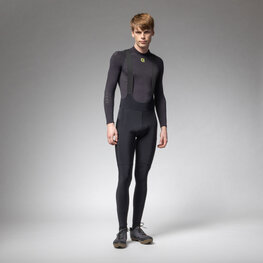 ALÉ Cycling long bib trousers - STONES CARGO 2.0 - black