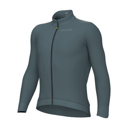 ALÉ Cycling winter long sleeve jersey - PR-E FOLLOW ME 2.0 - blue