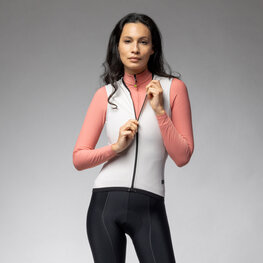 ALÉ Cycling gilet - PR-E THERMO 2.0 - white