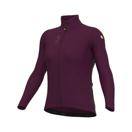 ALÉ Cycling winter long sleeve jersey - PRAGMA FONDO 3.0 LADY - purple