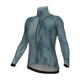 ALÉ Cycling windproof jacket - PR-E KNITTED - blue