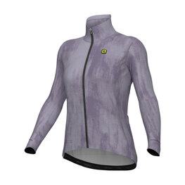 ALÉ Cycling windproof jacket -  PR-E KNITTED - purple